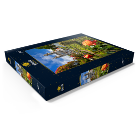 Darstellung des Puzzle Motivs Wallfahrtskirche Bom Jesus do Monte bei Braga, Region Norte, Portugal - Puzzleteile: 100