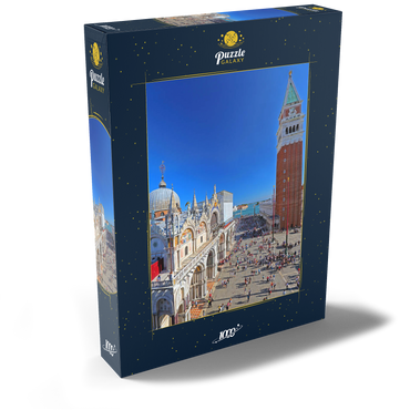 Markusplatz mit Markuskirche und Campanile, Venedig, Italien 1000 Puzzle Schachtel Ansicht2
