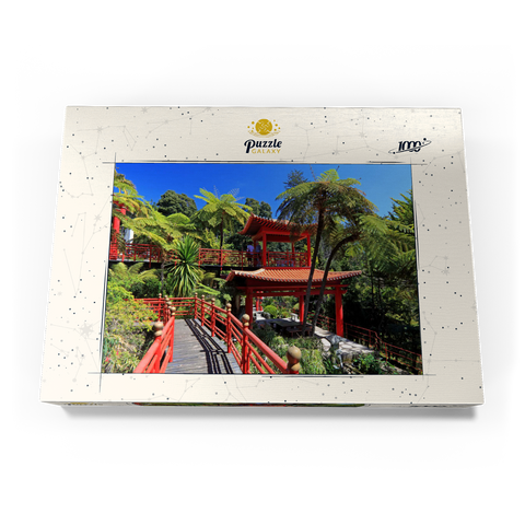 Japanischer Pavillon, Insel Madeira, Portugal 1000 Puzzle Schachtel Ansicht3