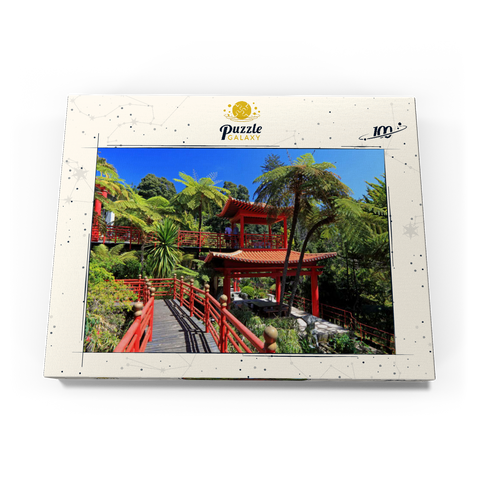 Japanischer Pavillon, Insel Madeira, Portugal 100 Puzzle Schachtel Ansicht3