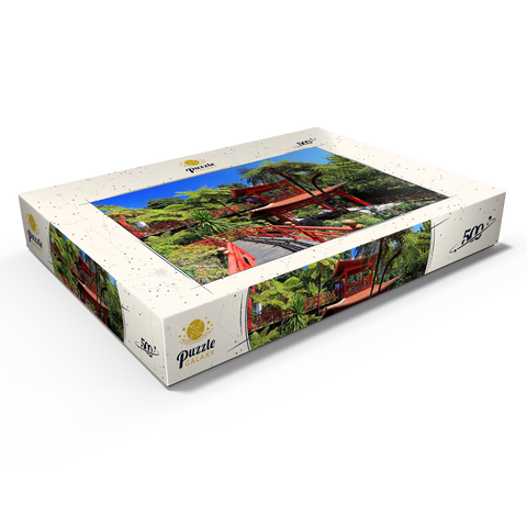 Japanischer Pavillon, Insel Madeira, Portugal 500 Puzzle Schachtel Ansicht1