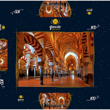 Kathedrale Mezquita de Cordoba in Cordoba, Andalusien, Spanien 100 Puzzle Schachtel 3D Modell