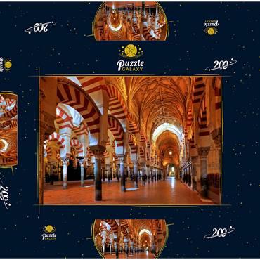 Kathedrale Mezquita de Cordoba in Cordoba, Andalusien, Spanien 200 Puzzle Schachtel 3D Modell
