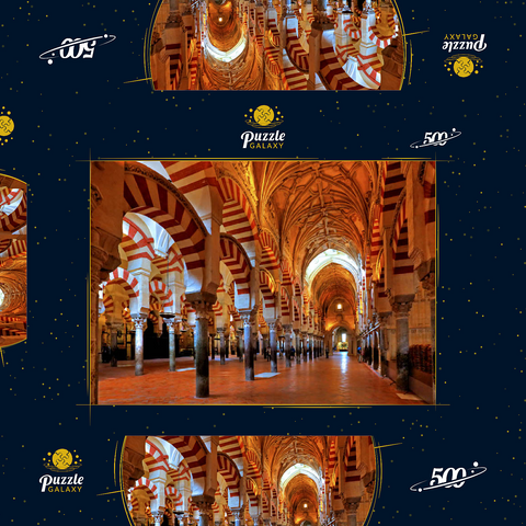Kathedrale Mezquita de Cordoba in Cordoba, Andalusien, Spanien 500 Puzzle Schachtel 3D Modell