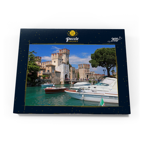 Scaligerburg in Sirmione, Gardasee, Provinz Brescia, Lombardei, Italien 200 Puzzle Schachtel Ansicht3