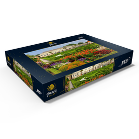 Alternative Darstellung des Puzzle-Motivs Schloss und Barockgarten im Schlosspark Herrenhausen, Hannover – Puzzleteile: 1000