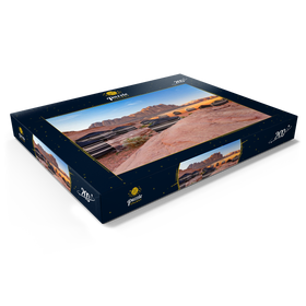 Darstellung des Puzzle Motivs Mohammed Mutlak Camp im Abendlicht, Wadi Rum, Gouvernement Aqaba, Jordanien - Puzzleteile: 200