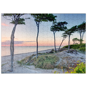 Darstellung des Puzzle-Motivs Weststrand am Darßer Wald bei Prerow, Fischland-Darß-Zingst – Puzzleteile: 200