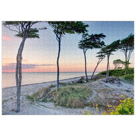 Darstellung des Puzzle-Motivs Weststrand am Darßer Wald bei Prerow, Fischland-Darß-Zingst – Puzzleteile: 500