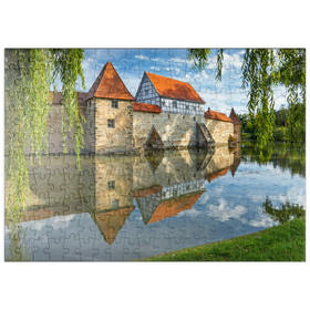 Darstellung des Puzzle Motivs Seeweihermauer, Weissenburg - Puzzleteile: 200