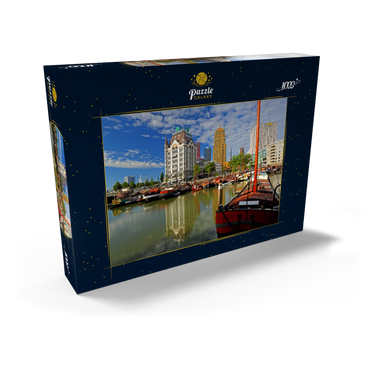 Oudehaven mit dem Witte Huis, Rotterdam, Südholland, Niederlande 1000 Puzzle Schachtel Ansicht2