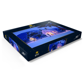 Darstellung des Puzzle Motivs Kapelle am Lautersee, Mittenwald, Oberbayern - Puzzleteile: 100