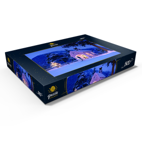 Darstellung des Puzzle Motivs Kapelle am Lautersee, Mittenwald, Oberbayern - Puzzleteile: 500