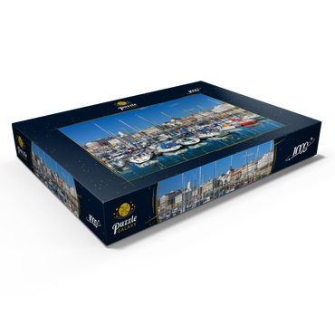 Alter Hafen von A Coruña, Camino Inglés, Jakobsweg Camino de Santiago 1000 Puzzle Schachtel Ansicht1