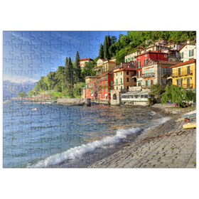 Darstellung des Puzzle Motivs Varenna am Comer See, Provinz Lecco, Lombardei, Italien - Puzzleteile: 200