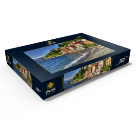 Alternative Darstellung des Puzzle-Motivs Varenna am Comer See, Provinz Lecco, Lombardei, Italien – Puzzleteile: 500