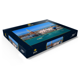 Alternative Darstellung des Puzzle-Motivs Blick zum Campanile und Dogenpalast, Venedig, Venetien, Italien – Puzzleteile: 200