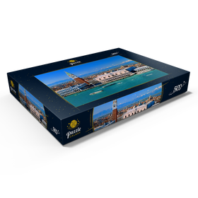 Alternative Darstellung des Puzzle-Motivs Blick zum Campanile und Dogenpalast, Venedig, Venetien, Italien – Puzzleteile: 500