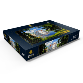 Alternative Darstellung des Puzzle-Motivs Wasserschloss Glücksburg in Glücksburg – Puzzleteile: 500