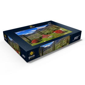 Darstellung des Puzzle Motivs Dorf Tirol, Provinz Bozen, Trentino-Südtirol, Italien - Puzzleteile: 1000