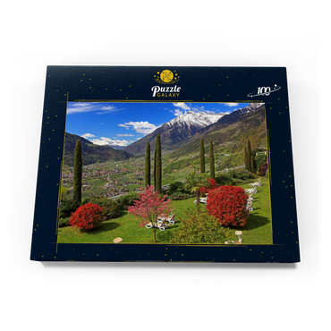 Dorf Tirol, Provinz Bozen, Trentino-Südtirol, Italien 100 Puzzle Schachtel Ansicht3