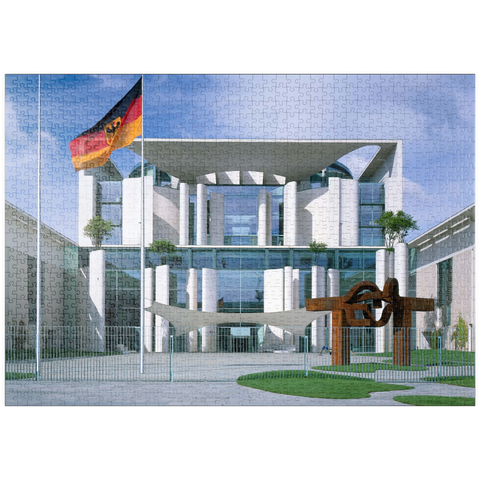 puzzleplate Bundeskanzleramt, Berlin Mitte, Deutschland 1000 Puzzle