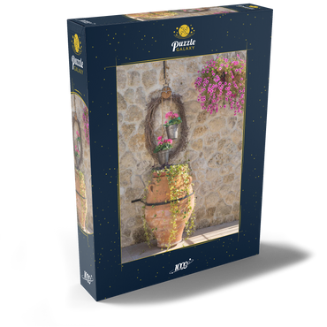 Amphore mit Blumen 1000 Puzzle Schachtel Ansicht2