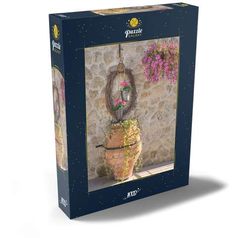 Amphore mit Blumen 1000 Puzzle Schachtel Ansicht2