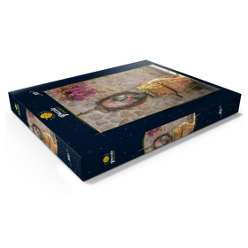 Darstellung des Puzzle Motivs Amphore mit Blumen - Puzzleteile: 100