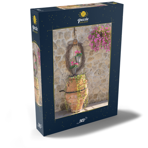 Amphore mit Blumen 500 Puzzle Schachtel Ansicht2