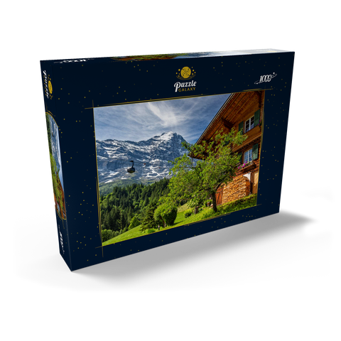 Neue Seilbahn Eiger Express zum Eiger Gletscher (2320m) 1000 Puzzle Schachtel Ansicht2
