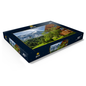 Darstellung des Puzzle Motivs Neue Seilbahn Eiger Express zum Eiger Gletscher (2320m) - Puzzleteile: 100