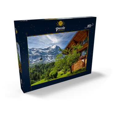 Neue Seilbahn Eiger Express zum Eiger Gletscher (2320m) 100 Puzzle Schachtel Ansicht2