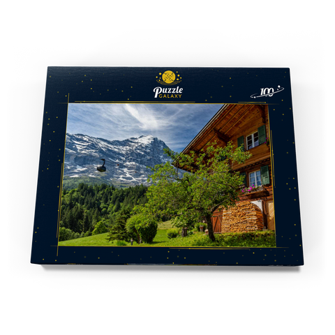 Neue Seilbahn Eiger Express zum Eiger Gletscher (2320m) 100 Puzzle Schachtel Ansicht3
