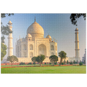 Darstellung des Puzzle-Motivs Taj Mahal, Agra, Uttar Pradesh, Indien – Puzzleteile: 1000