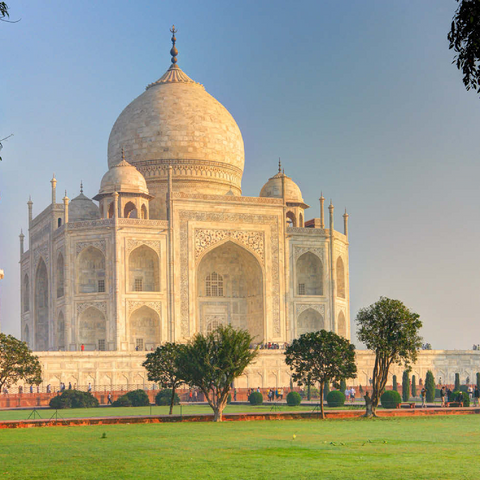 Taj Mahal, Agra, Uttar Pradesh, Indien 100 Puzzle 3D Modell