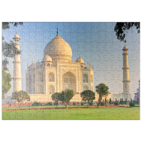 Darstellung des Puzzle Motivs Taj Mahal, Agra, Uttar Pradesh, Indien - Puzzleteile: 200