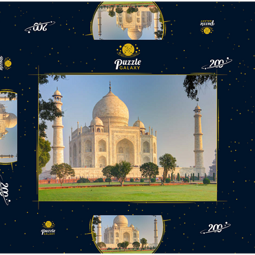 Taj Mahal, Agra, Uttar Pradesh, Indien 200 Puzzle Schachtel 3D Modell