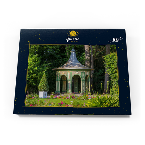 Pavillon in der Parkanlage Altes Schloss Eremitage 100 Puzzle Schachtel Ansicht3