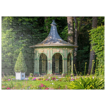 puzzleplate Pavillon in der Parkanlage Altes Schloss Eremitage 100 Puzzle