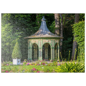 Darstellung des Puzzle Motivs Pavillon in der Parkanlage Altes Schloss Eremitage - Puzzleteile: 200