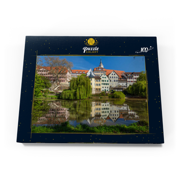 Tübinger Altstadt mit Stiftskirche am Neckar 100 Puzzle Schachtel Ansicht3