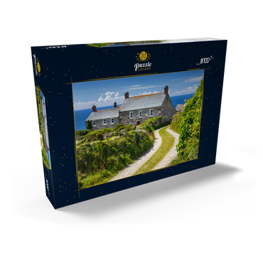 Weg zu einem Farmhaus am Cape Cornwall, Penwith Peninsula, Cornwall 1000 Puzzle Schachtel Ansicht2