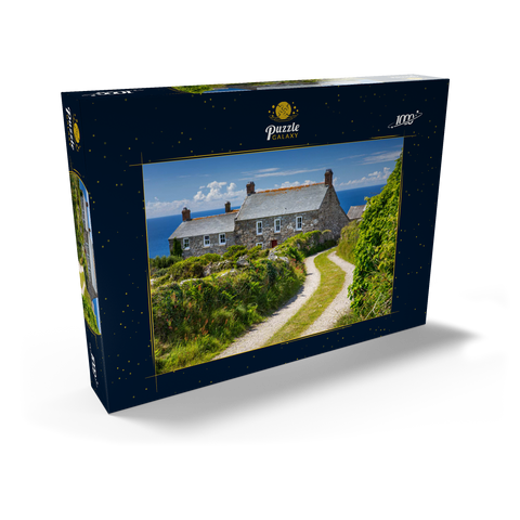 Weg zu einem Farmhaus am Cape Cornwall, Penwith Peninsula, Cornwall 1000 Puzzle Schachtel Ansicht2