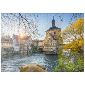 Darstellung des Puzzle Motivs Altes Rathaus an der Regnitz - Puzzleteile: 500