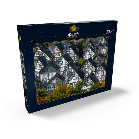 Fachwerkhäuser in der Siedlung Alter Flecken 100 Puzzle Schachtel Ansicht2