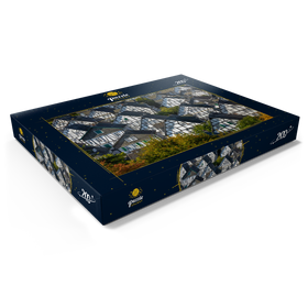 Darstellung des Puzzle Motivs Fachwerkhäuser in der Siedlung Alter Flecken - Puzzleteile: 200