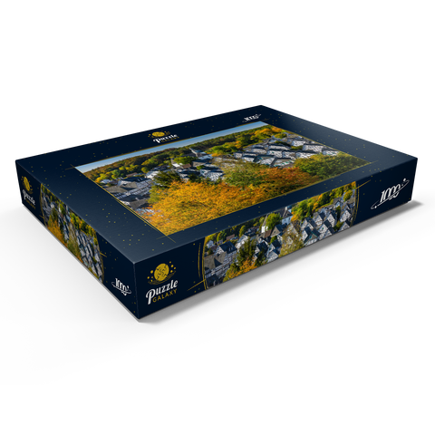 Blick über die Bergmannssiedlung Alter Flecken 1000 Puzzle Schachtel Ansicht1
