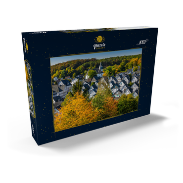 Blick über die Bergmannssiedlung Alter Flecken 1000 Puzzle Schachtel Ansicht2