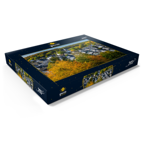 Darstellung des Puzzle Motivs Blick über die Bergmannssiedlung Alter Flecken - Puzzleteile: 200